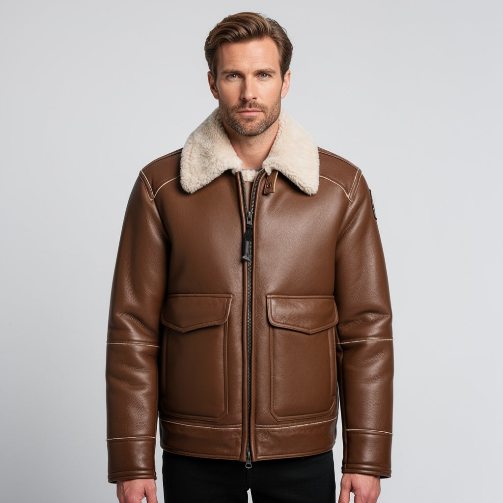 The Apex Bomber Leather Jacket – VALORA LEATHER