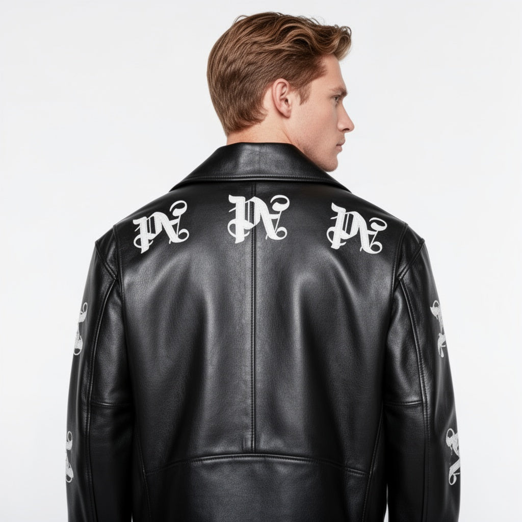 The Commander black Leather Jacket