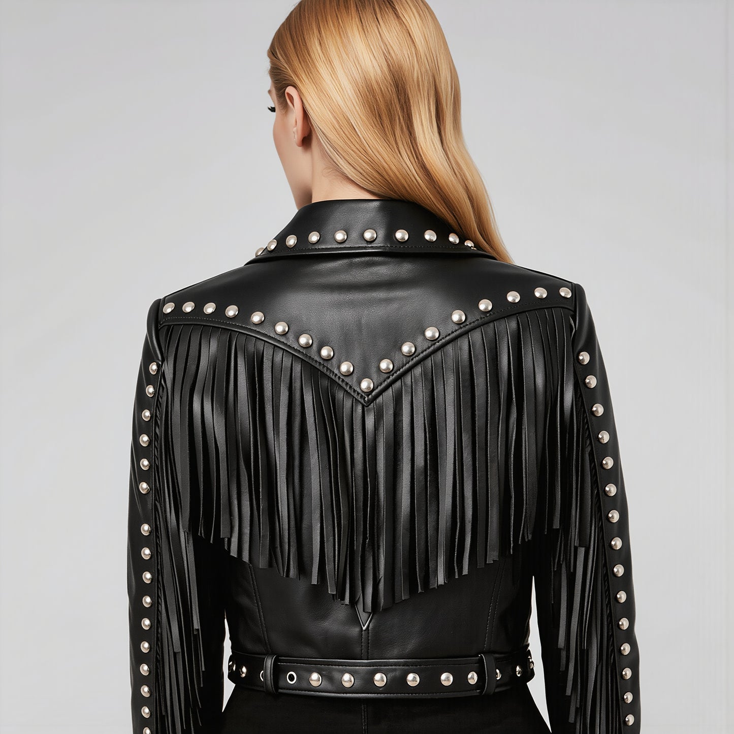 The Valkyrie Noir Leather Jacket
