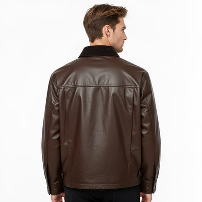 The Monarch Leather Bomber Jacket