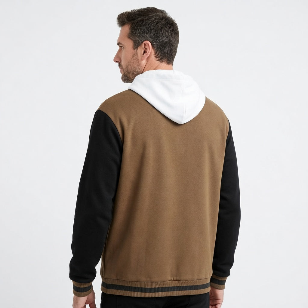 Champion Varsity Jacket with Ribbed Cuffs