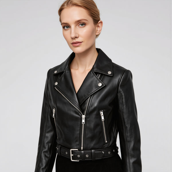 The Valkyrie Noir Leather Jacket