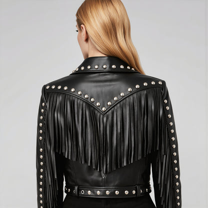 The Valkyrie Noir Leather Jacket