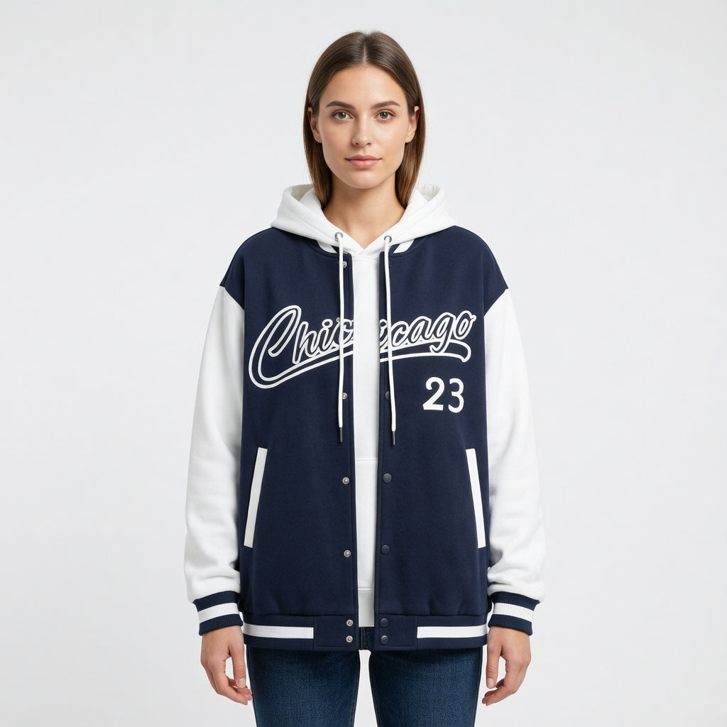 The Scarlett Varsity Jacket