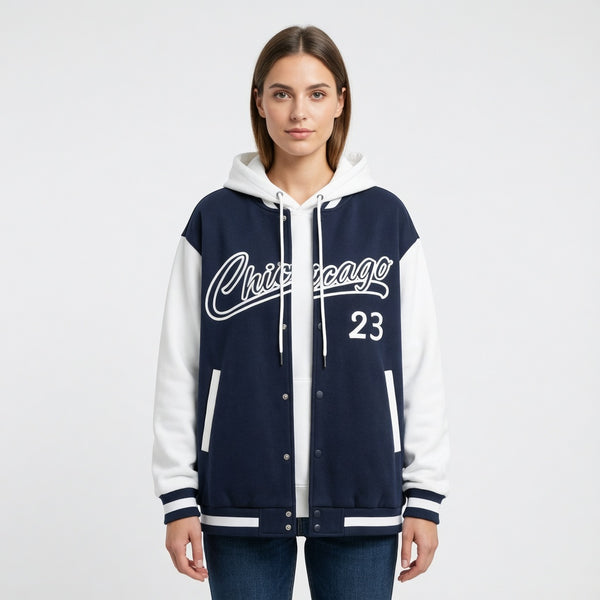 The Scarlett Varsity Jacket