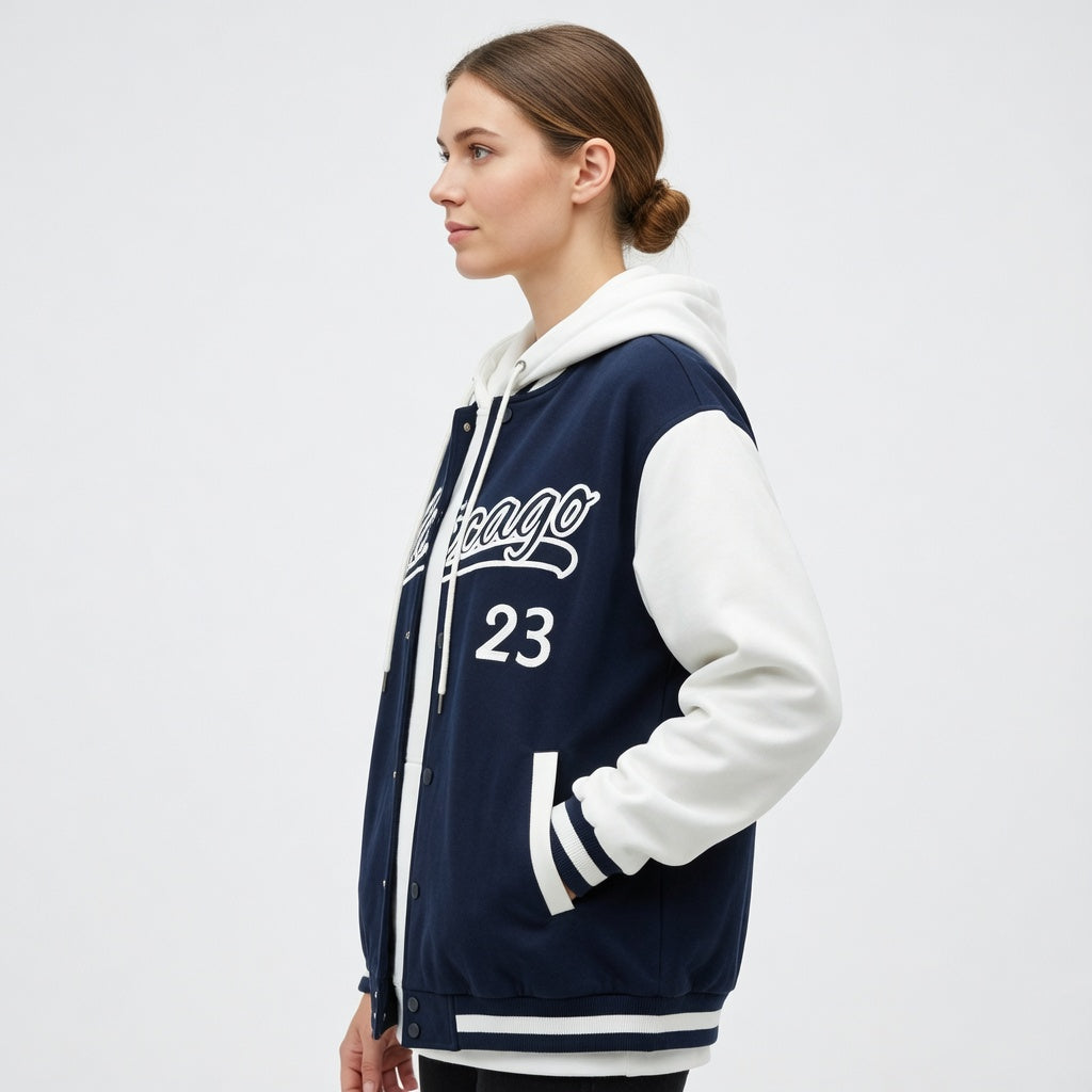 The Scarlett Varsity Jacket